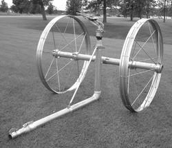 5057-4 - Big Gun Cart Assembly, Standard Profile, 57" Wheel, 4" Male Inlet