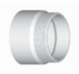 3019-08061 - Adapter, PIP x MNPT, 8"