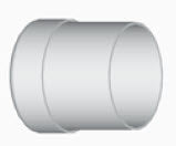 2548-1203 - End Plug x Spigot, 12"