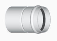 2524-08012 - Coupler Soc x Gasket, 8"