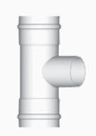 2501-060223 - Field Tee Gasket x Gasket x Spigot, 6"