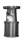 SFVV5CF 5" - Sure-Flo Foot Valve, Alum, Flanged, 5"
