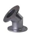 SGFE-800-45 - 8" 45° Flanged Elbow, Galvanized
