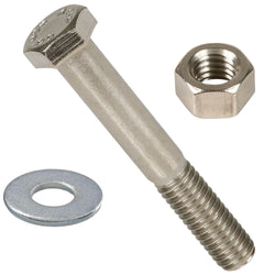 NBS5/8X6 - Nut & Bolt Set, Zinc Plated, 5/8" X 6"