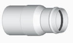 2532-58532 - Gated Pipe Reducer, Spigot x Gasket, 8 x 6