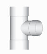 300-102519 - PIP Tee, SW, 100 PSI, 12 x 10