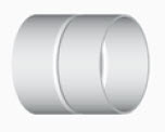 2524-0801 - Gated Pipe Repair Coupler Soc x Soc, 8"