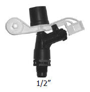 IP S2023 9/64 - Senniger Plastic Impact, 1/2" MPT, 23 Degree, 9/64 Nozzle