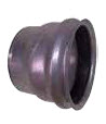 TSRL-F800 - Weld-On Female Starter Coupler, Galvanized, 8"