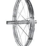 WXN 5152 - 5" Hub x 58" Wheel x 18 Gauge Complete Wheel Assembly