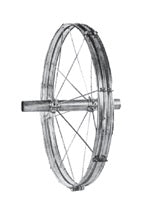 WXN 5152 - 5" Hub x 58" Wheel x 18 Gauge Complete Wheel Assembly